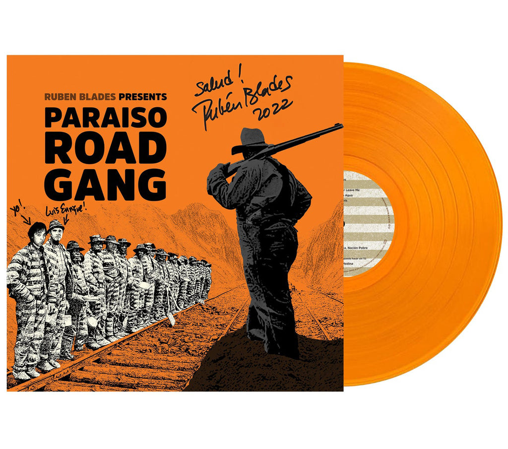 Rubén Blades "Paraíso Road Gang" Autographed Vinyl LP